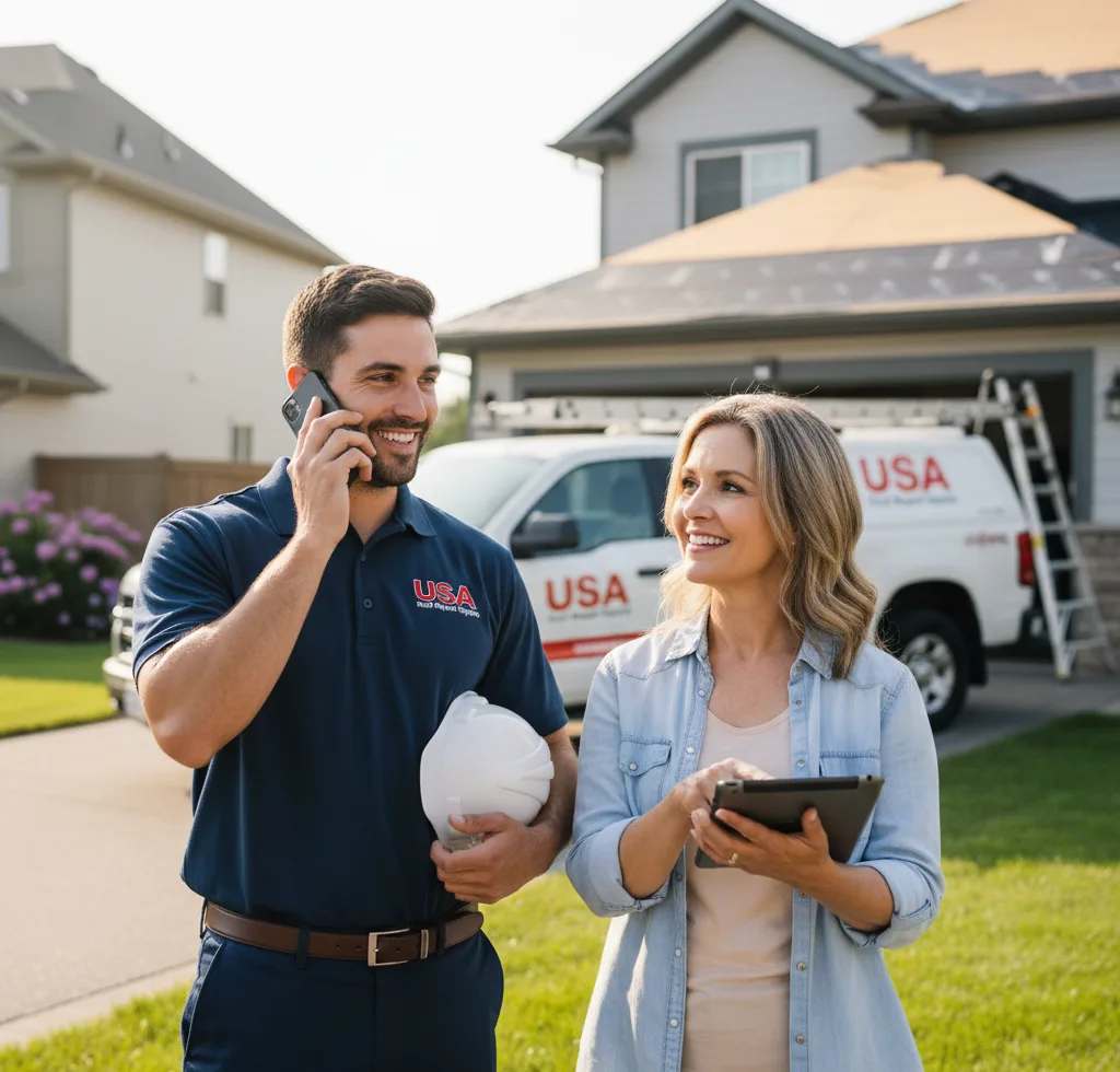 USA Roof Repair Experts customer support in Wilmer